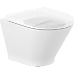 Roca - cuvette suspendue compacte rimless the gap round s. a. - blanc