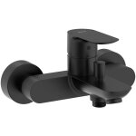 Roca - mitigeur bain douche cala mural avec inverseur, noir mat