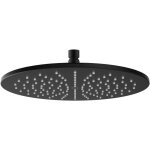 Roca - rainsense pomme de douche murale ou de plafond ronde et orientable couleur : noir titane bross� ...
