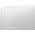 Roca - receveur de douche extra plat en stonex aquos - 1400x1000mm - blanc