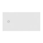 Roca - receveur de douche extra plat en stonex� terran - n + grille twist - 1000x900mm - blanc