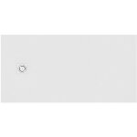 Roca - receveur de douche extra plat en stonex� terran - n + grille twist - 1200x800mm - blanc