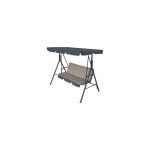 Dimaplast - rocking chair hawaii marron 165x125xh184 cm