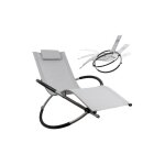 Rocking lounger chaise longue pliable chaise longue de jardin chaise longue relax chaise longue de plage ...