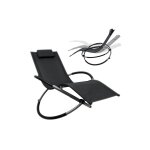 Rocking lounger chaise longue pliable chaise longue de jardin chaise longue relax chaise longue de plage ...