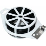 100m fil de fer jardin cravate de jardin noire douce, fil jardinage cravate vgtale torsade, fil plastifi ...