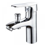 Roleader - robinet baignoire robinet monotrou � double usage chaud et froid alliage mitigeur de douche, ...