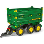 Rolly toys - remorque, remorque benne john deere, basculement sur trois cts avec manivelle