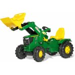 Rolly toys - tracteur à pédales john deere 6210r + chargeur frontal, pneus silencieux, à partir de 3 ... Rolly toys - tracteur à pédales john deere 6210r + chargeur frontal, pneus silencieux, à partir de 3 ...