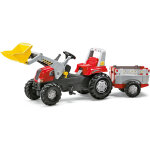 Rolly toys - vhicule  pdales junior rt + remorque  partir de 3 ans, pneus  chambre  air
