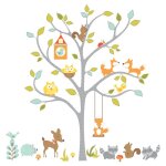 Roommates - stickers - arbres de la for�t - hauteur 45, 7 cm