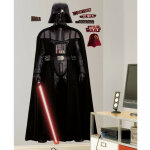 Thedecofactory - star wars dark vador - stickers repositionnables g�ants dark vador, star wars 178x93 ...