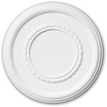 Profhome decor - rosace 156004 profhome �lement pour plafond �lement d�corative style n�o - empire blanc ...