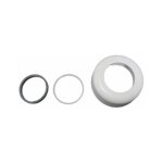 Rosace fixation rservoir haut apparent schwab joint et bague abrasive pour tube, 363776