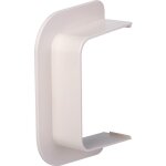 Rosace murale plastique rigide beige largeur goulotte (mm) 110