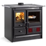 Nordica ? cuisini�re � bois 9. 5 kw ? volume de chauffe 272 m� ? rendement 86. 7% ? dimensions l 975 ...