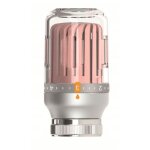 Rose / gris radiateur t�te soupape thermostatique m30x15 crystal colour 8 - 30c