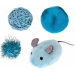 Rose - jouet pour chat avec hochet 4 pi�ces