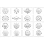 Rosace en polystyr�ne r07 ? d�coration int�rieure ? � 40cm ? respectueux de l'environnement ? facile ...