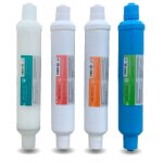 Rosmmel - kit 4 filtres en ligne compact osmoseur raccord spigot 2' x 10' Rosmmel - kit 4 filtres en ligne compact osmoseur raccord spigot 2' x 10'