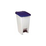 Rossignol - poubelle 60 litres rectangle à pédales bleue Rossignol - poubelle 60 litres rectangle à pédales bleue