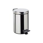 Poubelle cyjeu salle de bain 3l inox - rossignol
