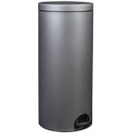 Rossignol - poubelle elora 30l gris m�tal