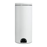 Rossignol - poubelle  pdale 30l blanc 90233