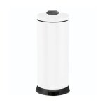 Rossignol - poubelle metal 30l magic blanc