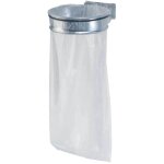 Support sac mural 110l acier galvanis ecollecto extreme rossignol 57118