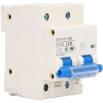 Jeffergarden disjoncteur dc 2p dz47z 125 100a rail din miniature pour syst�me solaire photovolta�que ...