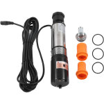 Jeffergarden pompe  eau solaire dc 12v, moteur en fil de cuivre, puits submersible en acier inoxydable ...