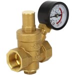 Jeffergarden rducteur de rgulateur de pression d'eau rglable en laiton dn20 avec jauge