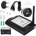Jeffergarden collier de dressage pour chiens rechargeable, porte de 300m, avec mode vibration, son, ...