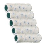 Mini rouleaux peinture microfibres tiss�es 100mm ? poils courts 10mm ? pack de 5 ? pour peintures aqueuses ...