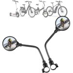 Rotatif rtroviseur pour vlo, cyclisme vlo guidon rtroviseur miroir, 360 degrs rglable miroir convexe ...