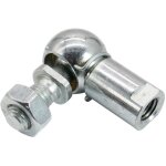 Rotule de direction avec circlip en acier zingu� din 71802 pi�ce de fixation universelle longueur 35mm ...