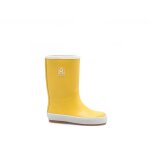 Rouchette bottes enfants cap enfant jaune - taille 33