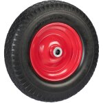 Relaxdays - roue de brouette 4. 00 - 8, en caoutchouc, jante acier, robuste, charge max. de 100 kg, noir ... Relaxdays - roue de brouette 4. 00 - 8, en caoutchouc, jante acier, robuste, charge max. de 100 kg, noir ...