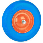 Relaxdays - roue de brouette avec axe 4. 80 4. 00 - 8, caoutchouc, jante en acier, pneu rechange, increvable, ...