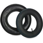 Relaxdays - roue brouette avec chambre � air, profil�e, 4. 00 - 8 pouces, pneumatique, charge max. 150 ...