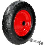 Ecd germany ? roue de brouette pneumatique 4. 80 / 4. 00 - 8 ? diam�tre 390 mm ? largeur 95 mm ? capacit� ...