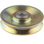 Rs pro - roue de chariot fonte 150mm x 33mm, al�sage 20mm, longueur 33mm, roulement � bille, capacit� ...