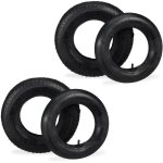 Relaxdays - roue de diable avec chambre � air, lot de 2 pneus rechange 4. 00 - 8, charge max. 150 kg, ...
