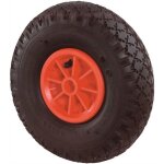 Bs rollen - bs roulettes roue gonflable sur jante plastique palier lisse 260 mm 100 kg - d10. 261