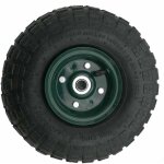 Roue gonflable pour chariot 10' - � 250 mm - axe 16 mm - capacit� 130 kg