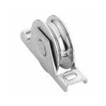 Roue gorge u sur roulement pour portail 20mm  encastrer - 100mm