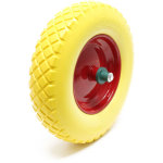 Wiltec - roue complte increvable 4. 8 / 4. 00 - 8 pour diable ? 390 x 90 mm ? en pu / polyurthane ? ...
