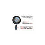 Roue pneumatique de 35 cm avec axe de 25 cm et jante m�tallique pour brouette sifer