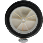 Roue pour tondeuse  gazon diamtre 200mm alsage 12. 7mm